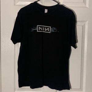 Nine inch nails black T-shirt size large